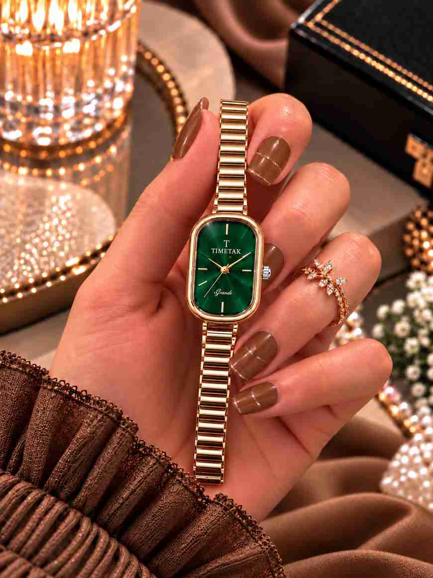 SHINE AURA Grande Green Elegance Analog Watch - For Women - Buy SHINE ...