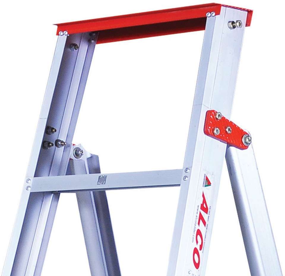Metal Ladder Key Alco 6-step Heavy Duty Foldable multipurpose Aluminium Ladder (with ...