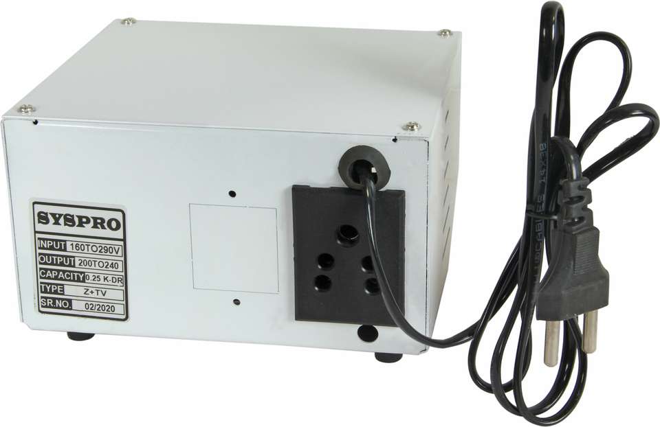 Syspro Z Plus Television Stabilizer for LED TV Upto 50 Inch 100% Copper ...