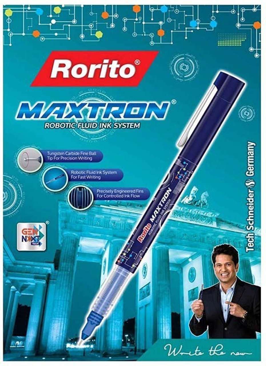 Rorito Maxtron Gel pen Blue Pack of 6 pcs Gel Pen - Buy Rorito Maxtron ...