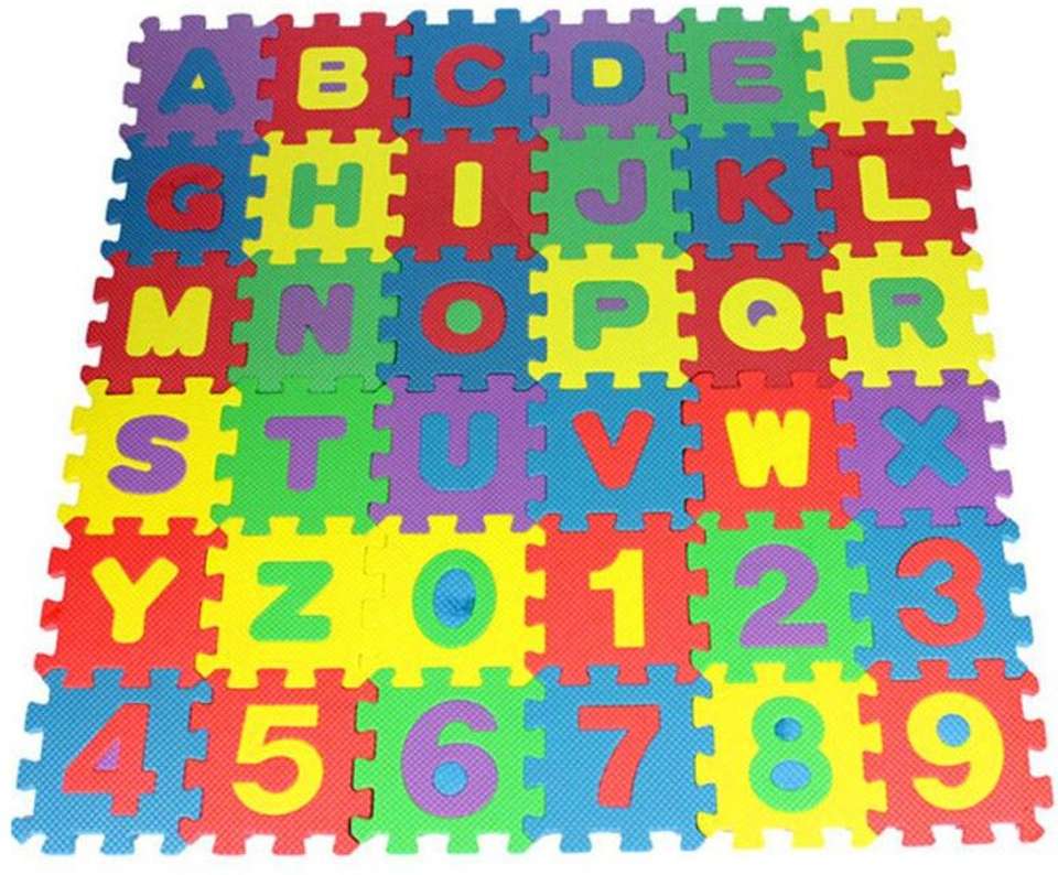 InteriorZilla ABC Mat For Kids | Mat ABCD For Kids | ABC Blocks Mat For ...