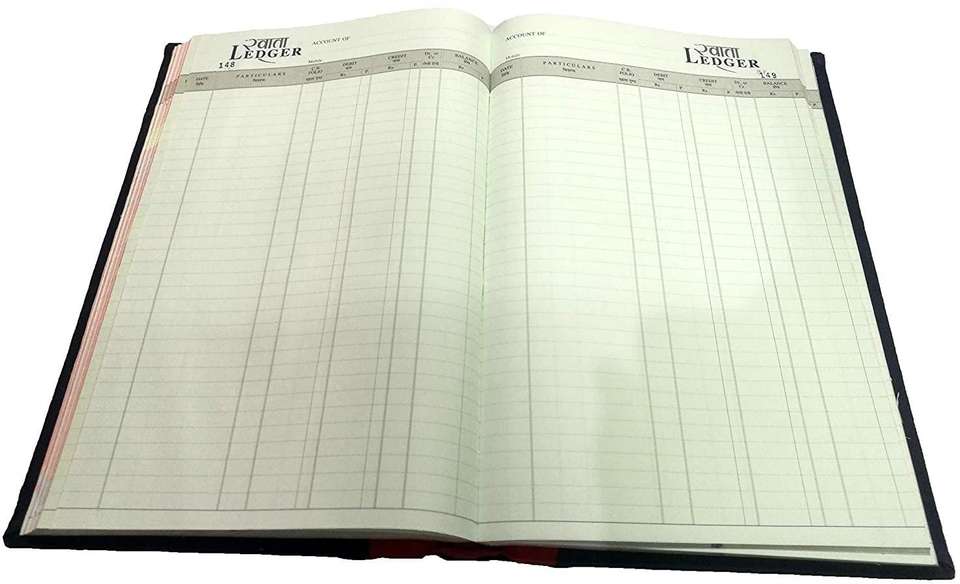 LRS Ledger Big Register Size - 80 GSM Thick Paper - Ledger Register ...