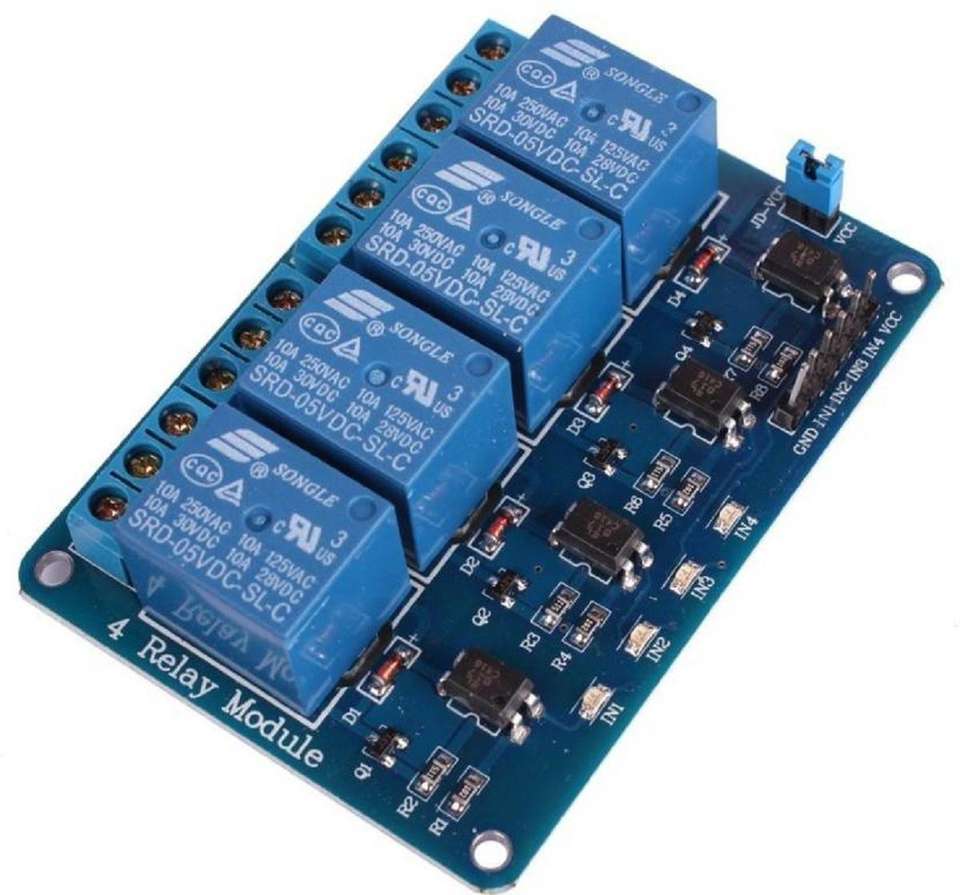 Relay Module Arduino Price ROBOTONICS INDIA 4 Chanel Relay module for Arduino, 8051,AVR, PIC, ARM ...