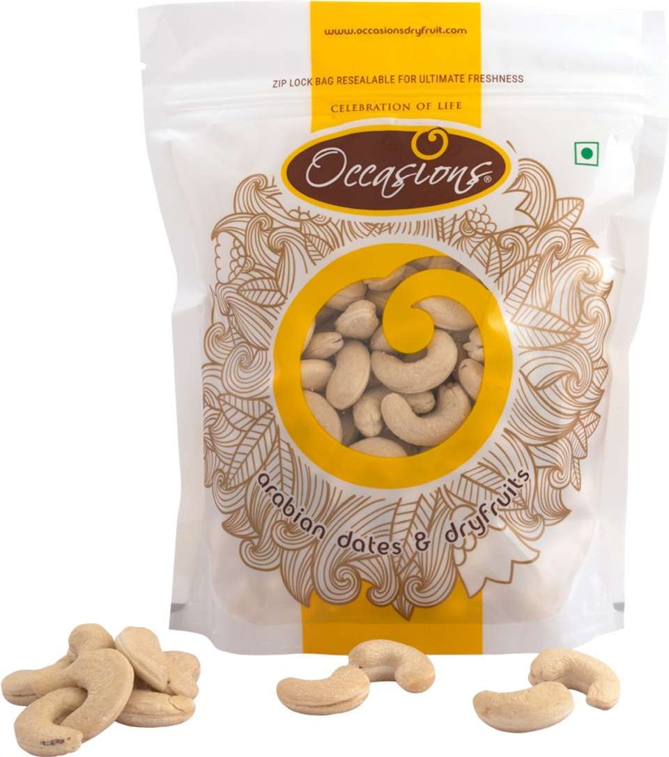 Occasions Whole Cashew Nuts W180 (Kaju) - 500 Grams Cashews Price in ...