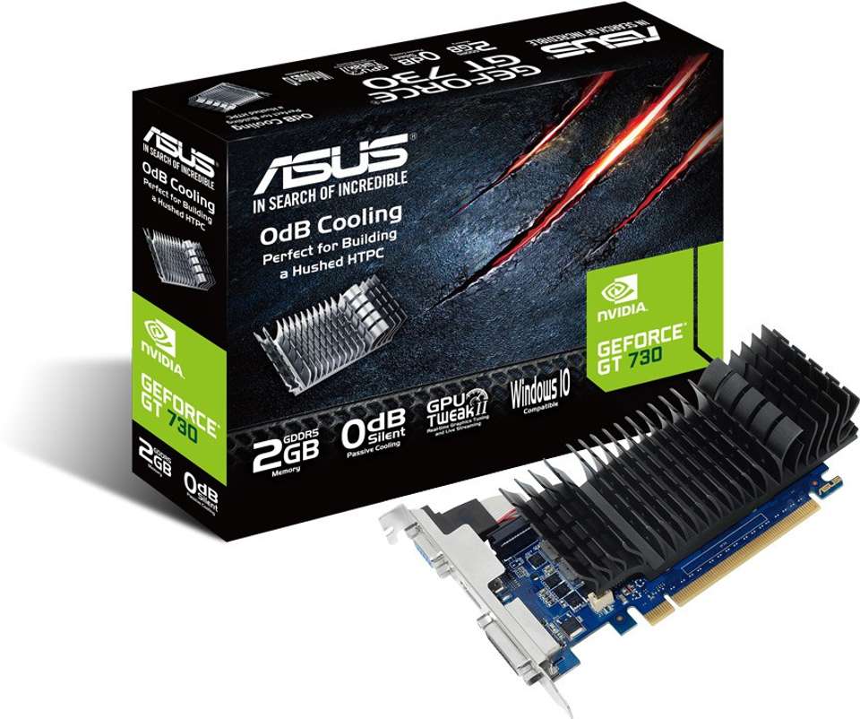 ASUS GeForce GT 730 GDDR5 2 GB NVIDIA Chipset 63 bit 903 MHz Graphics ...