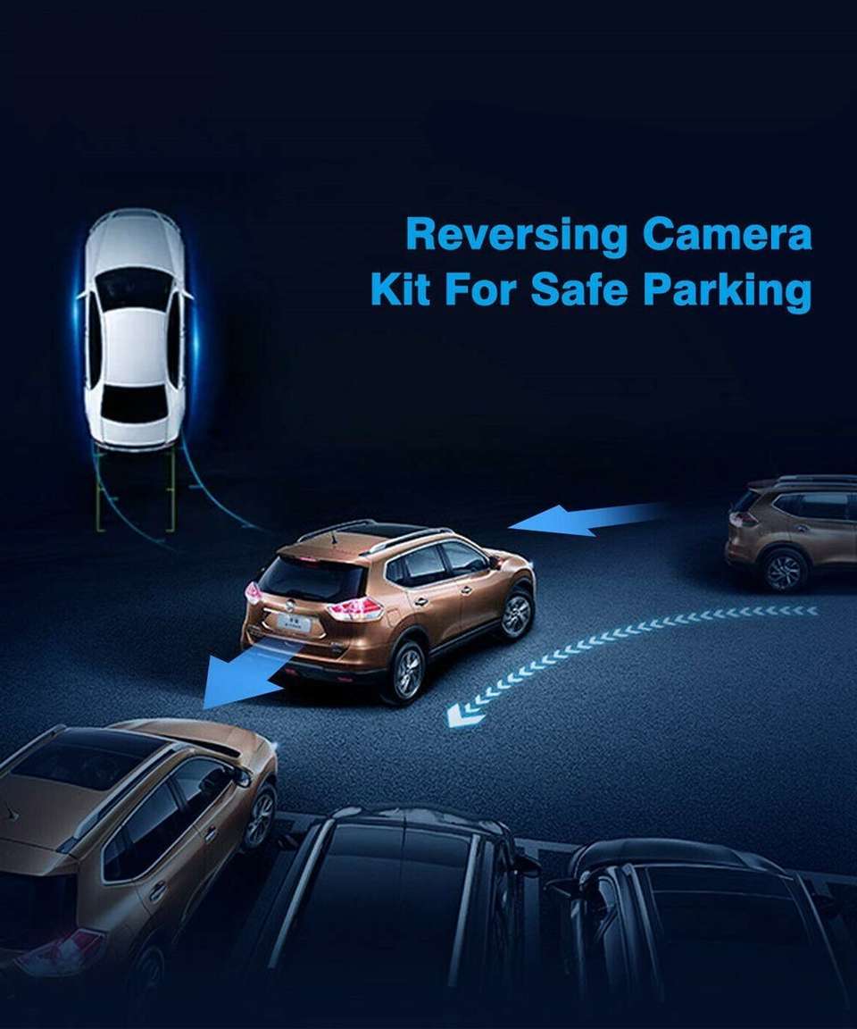 AuTO ADDiCT Reverse Parking Camera Car Rear View(Waterproof,LED,Night ...