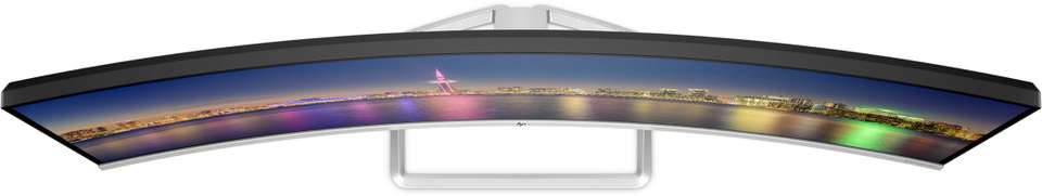 HP 86.36 cm (34 inch) Curved WQHD IPS Panel Monitor (34f Curved Display ...