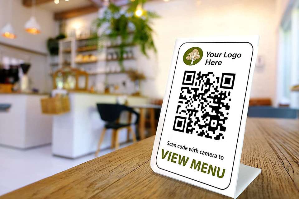 Small Standee Code Flipkart.com | CPI 1 Compartments Acrylic QR Code Stand Bar Code ...