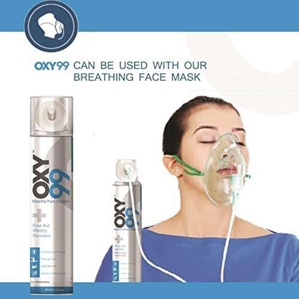 OXY99 Oxygen Gas (2 can) Oxygen Cylinder Price in India - Buy OXY99 ...