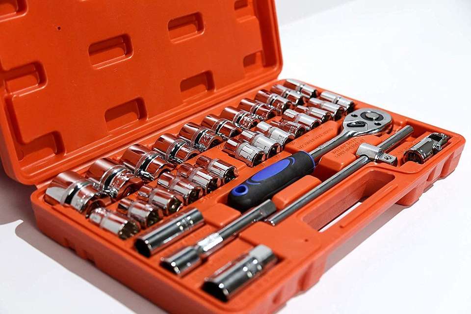 Inditrust 32Pc 1/2inch Combinational Ratchet Socket Wrench Spannar Goti ...