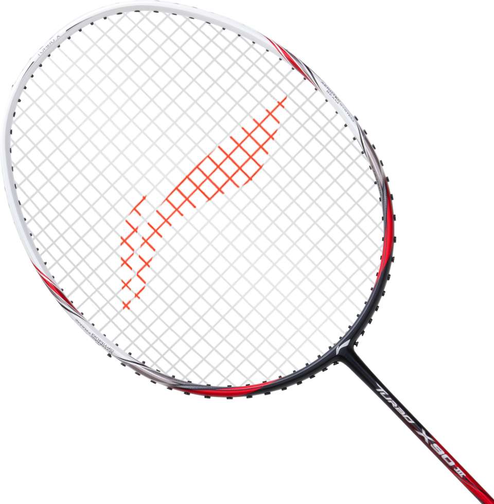 LI-NING Turbo X 90 III Strung Badminton Racket (Black, White) Black ...