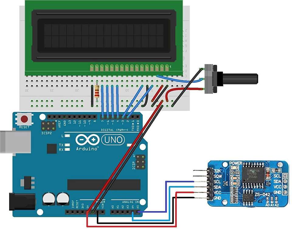Rtc Arduino Component DHRUV-PRO DS3231 Real Time Clock (RTC) Module for Arduino & Rpi ...