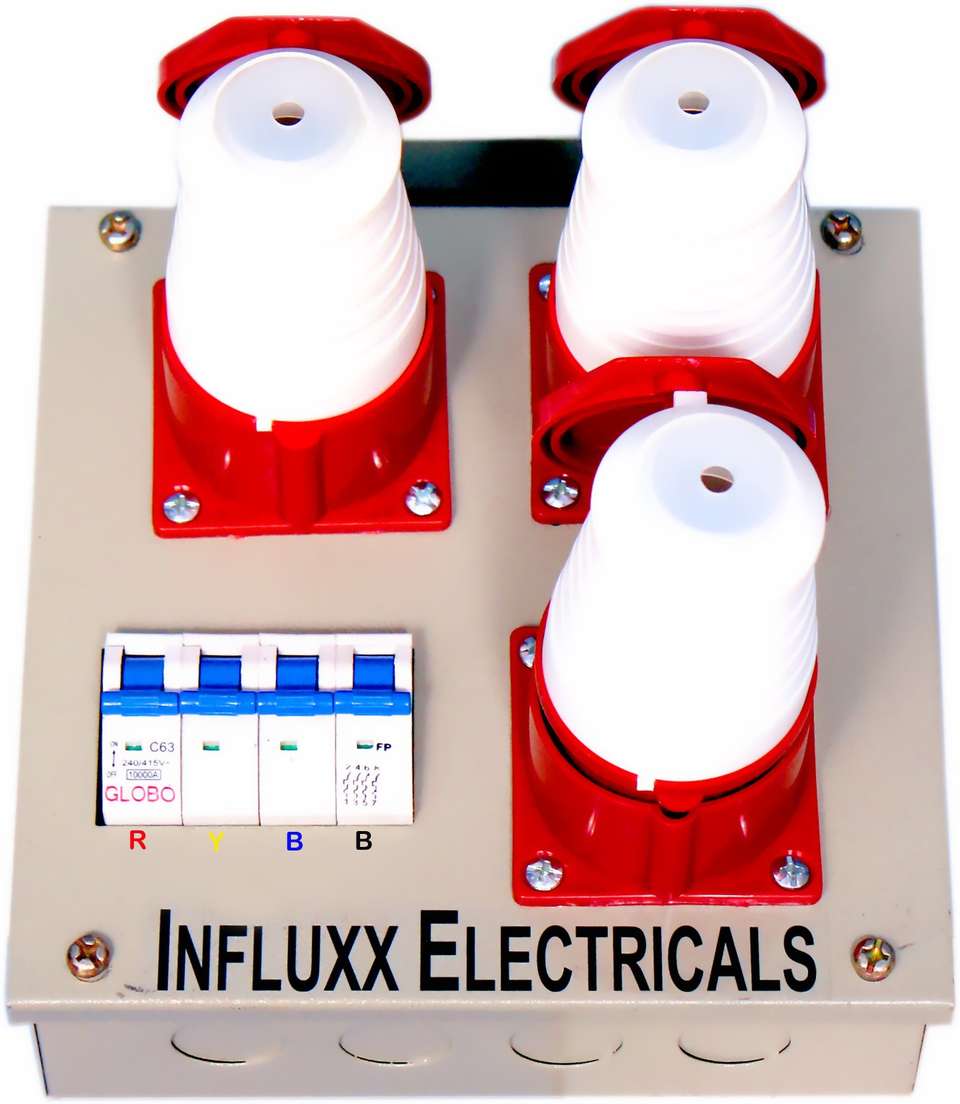 Influxx INFLX_129 5Pin 32 Amps Industrial Plug and socket Male and ...