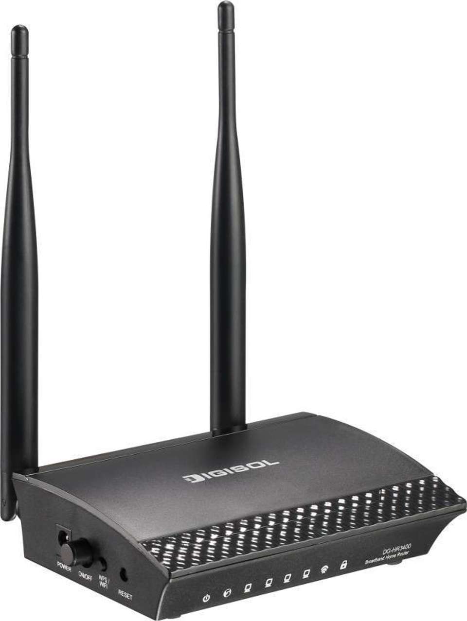 Digicel Wireless Router DIGISOL DG-HR3400 Wireless Router 2.4 GHz 300 mbps Wifi Speed Single ...