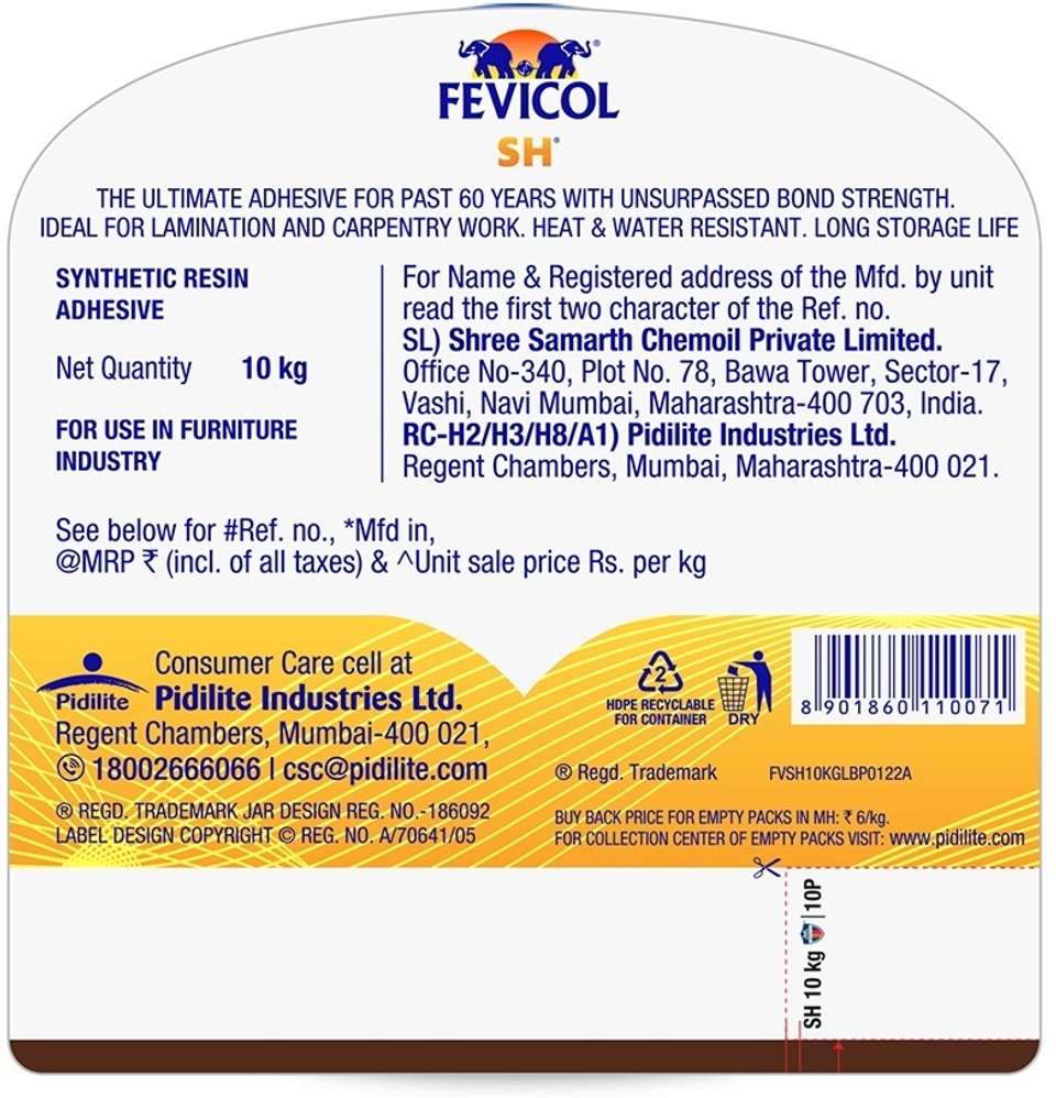 FEVICOL SH [NEW CONTAINER] Adhesive Price in India - Buy FEVICOL SH ...