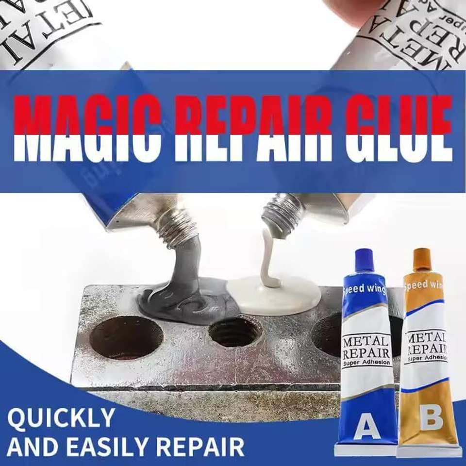 juggaris Two Glue Pack A and Grade B Iron Fix Strong Adhesive Mixture ...