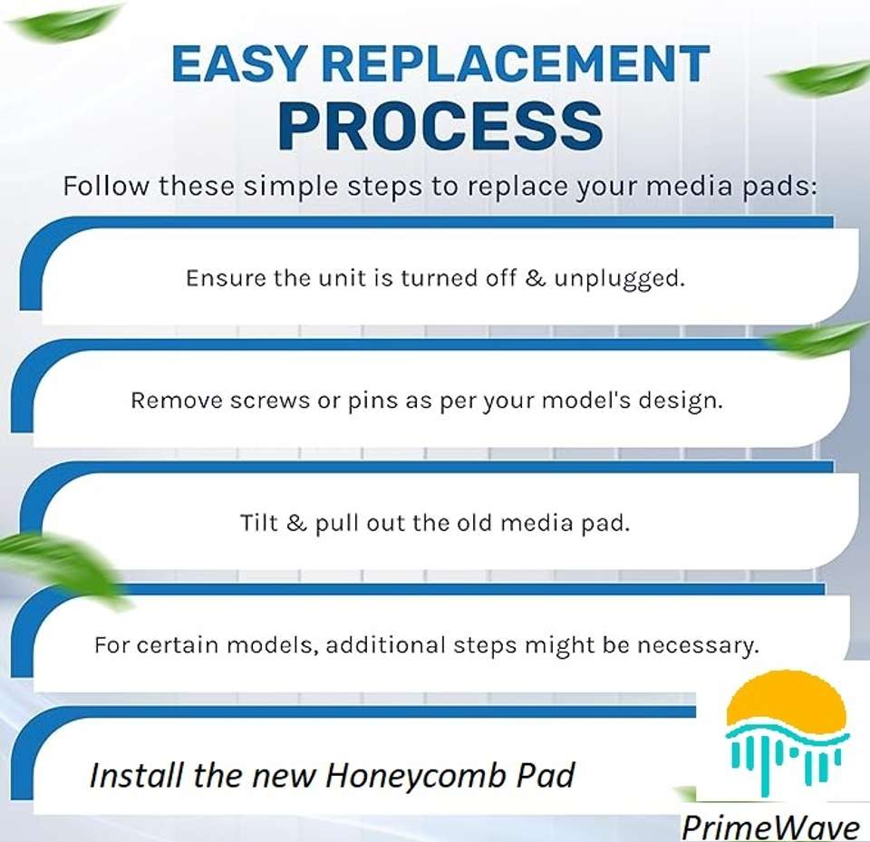 PrimeWave HoneycombPad for Symphony Hi Cool 31L/45T 7mm Air Purifier ...