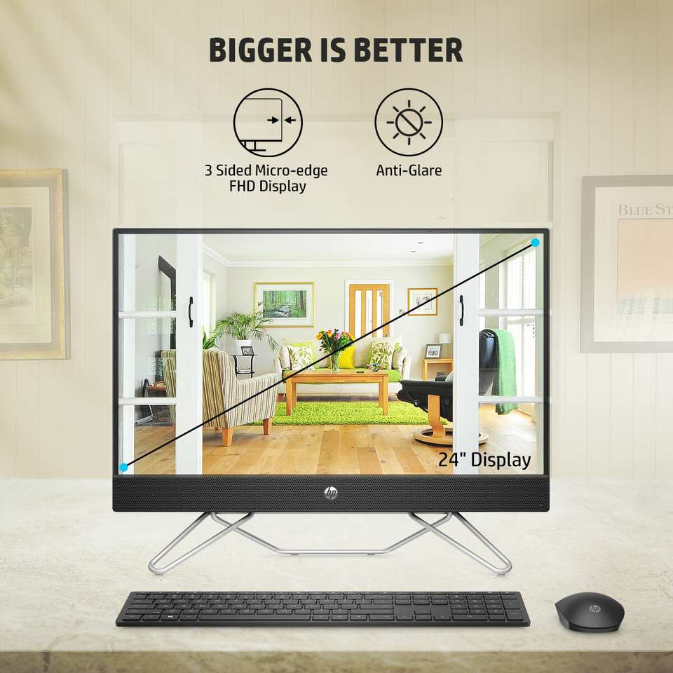 HP All-in-One Core i5 (8 GB DDR4/512 GB SSD/Windows 11 Home/Intel ...