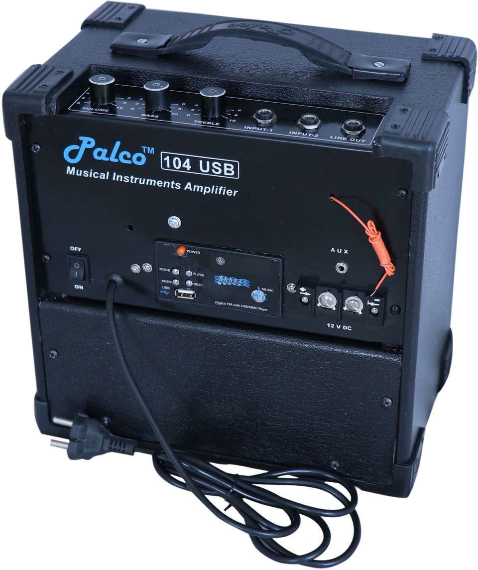 Palco PAL104-USB 25W AV Power Amplifier (Black) - Image 7