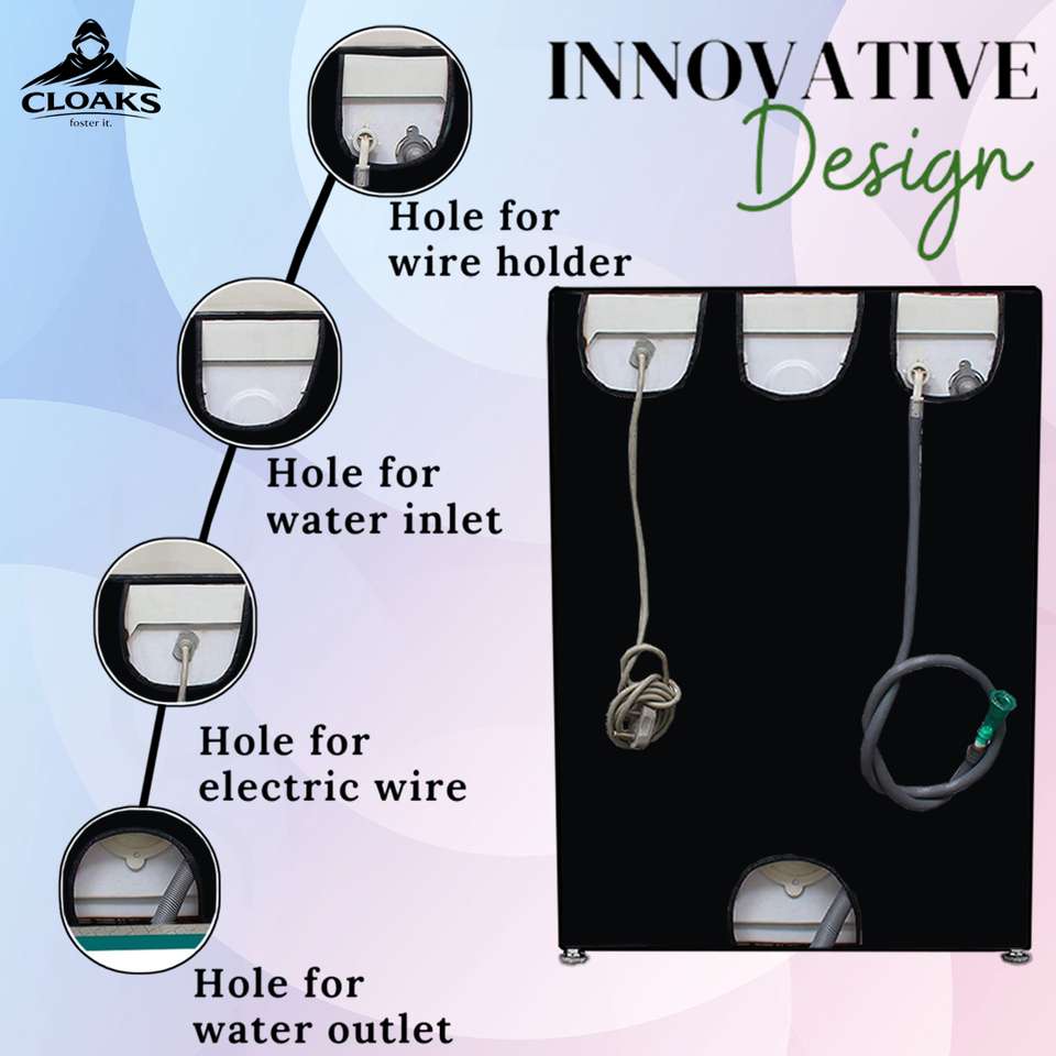 Cloaks Top Loading Washing Machine Cover for 7 to 8 Kg Price in India ...