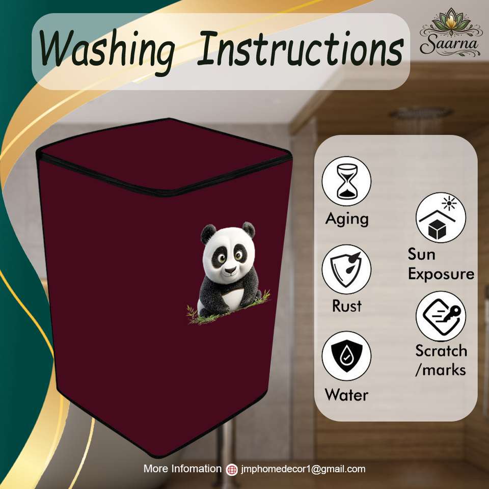 Saarna Top Loading Washing Machine Cover for 7 to 8 Kg Price in India ...