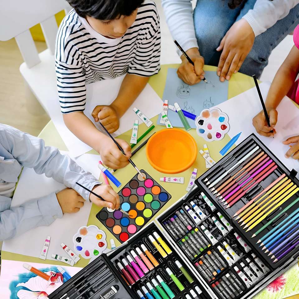 zontic 145pcs Art Kit Set Unicorn Drawing & Painting Pack of 145 - Image 8