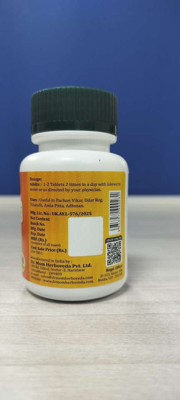 DR. MOM Acidogas Ayurvedic Tablets Relief from Acidity, Gas ...