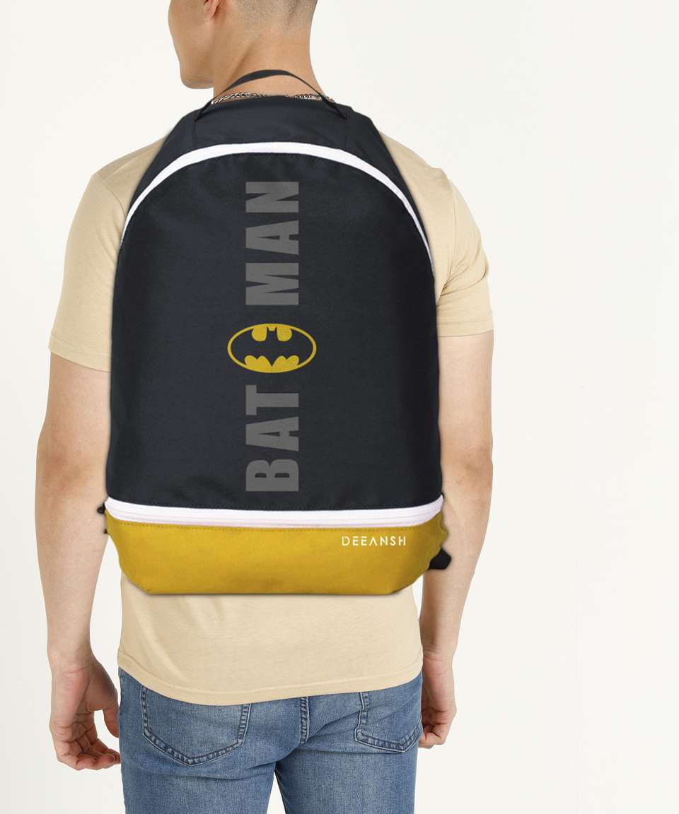 deeansh 12L Yellow Batman Waterproof Backpack - Image 9