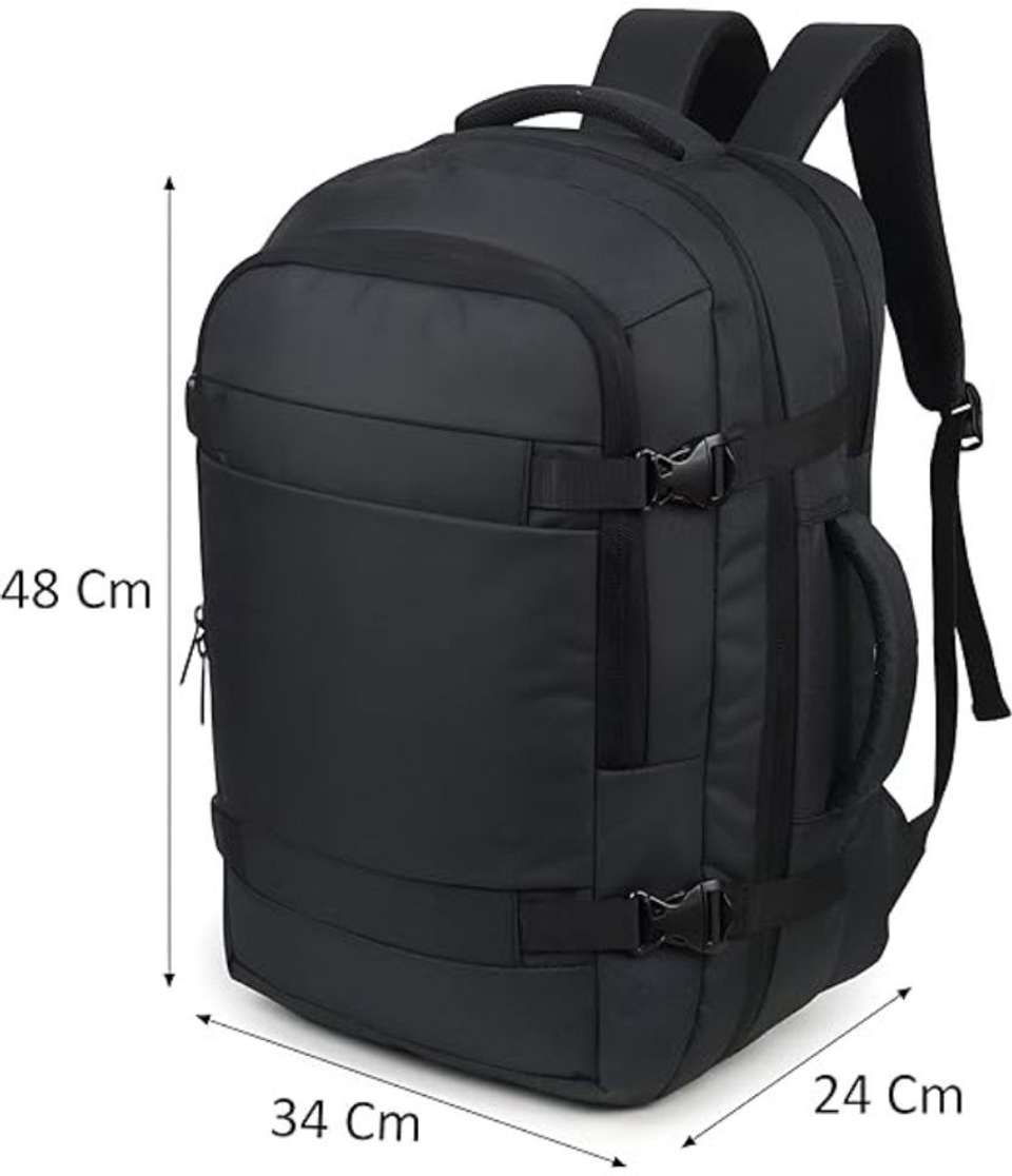 Buckack TechyBee Travel Backpack with Suitcase-Style Opening | Cabin Size ...