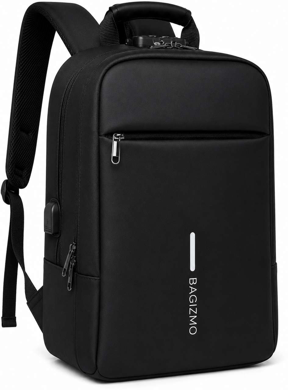 Computer Key Locations bagizmo Multi Compartment 15.6-Inch Backpack for Men Women | Secure ...