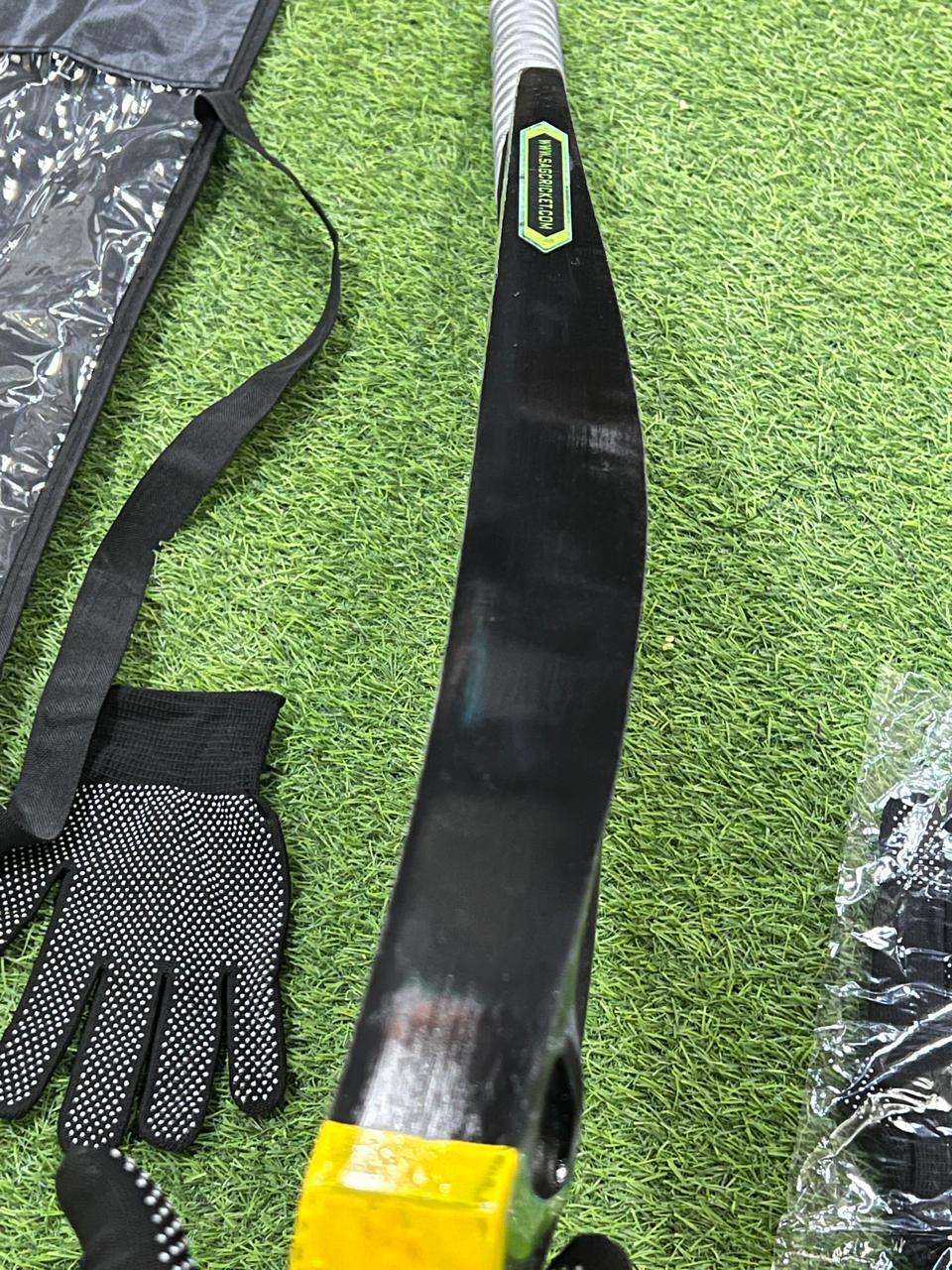 SAG_Black Monson Waterproof Tennis Cricket Bat - Image 8