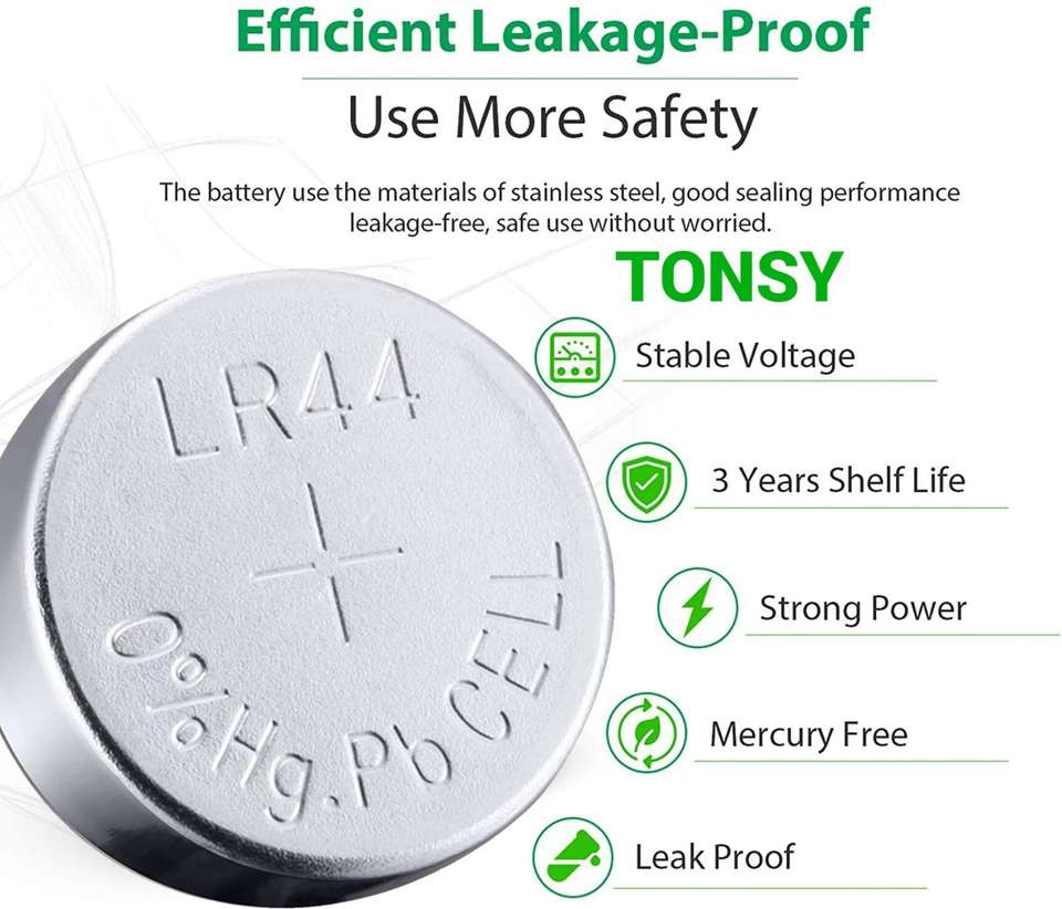 TONSY 1.5v LR44 357A AG13 A76 SR44 Battery - TONSY : Flipkart.com