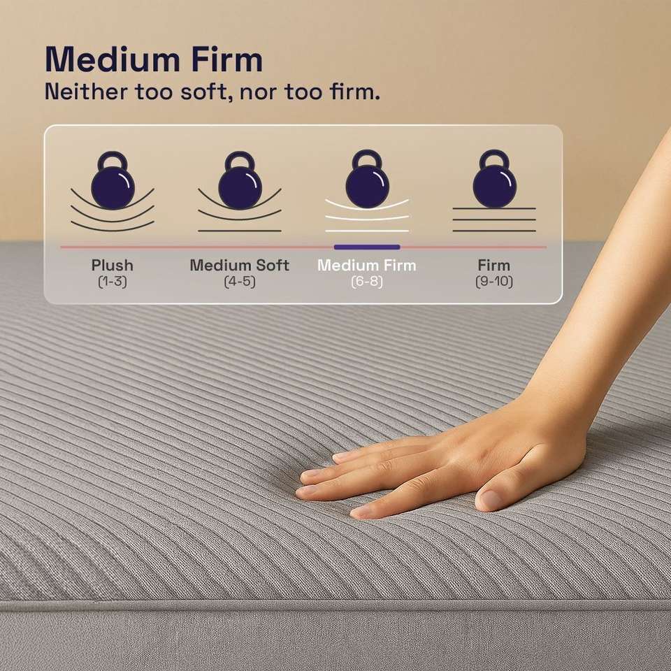 Wakefit ShapeSense Orthopedic Classic Memory Foam 5 inch Single Memory ...