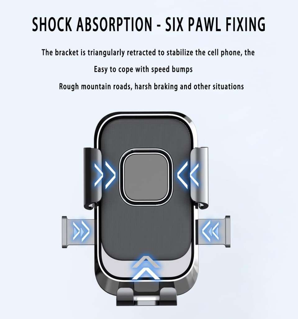 AutoSoul Adjustable Anti-Shake Cycle & Bike Mobile Holder - Image 9