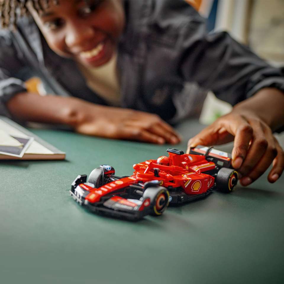 LEGO Speed Champions Ferrari SF-24 F1 Race Car Driver Set 77242 ...