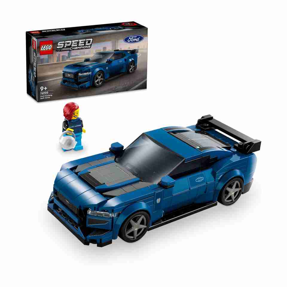 LEGO Speed Champions Ford Mustang Dark Horse Sports Car 76920 ( 344 ...
