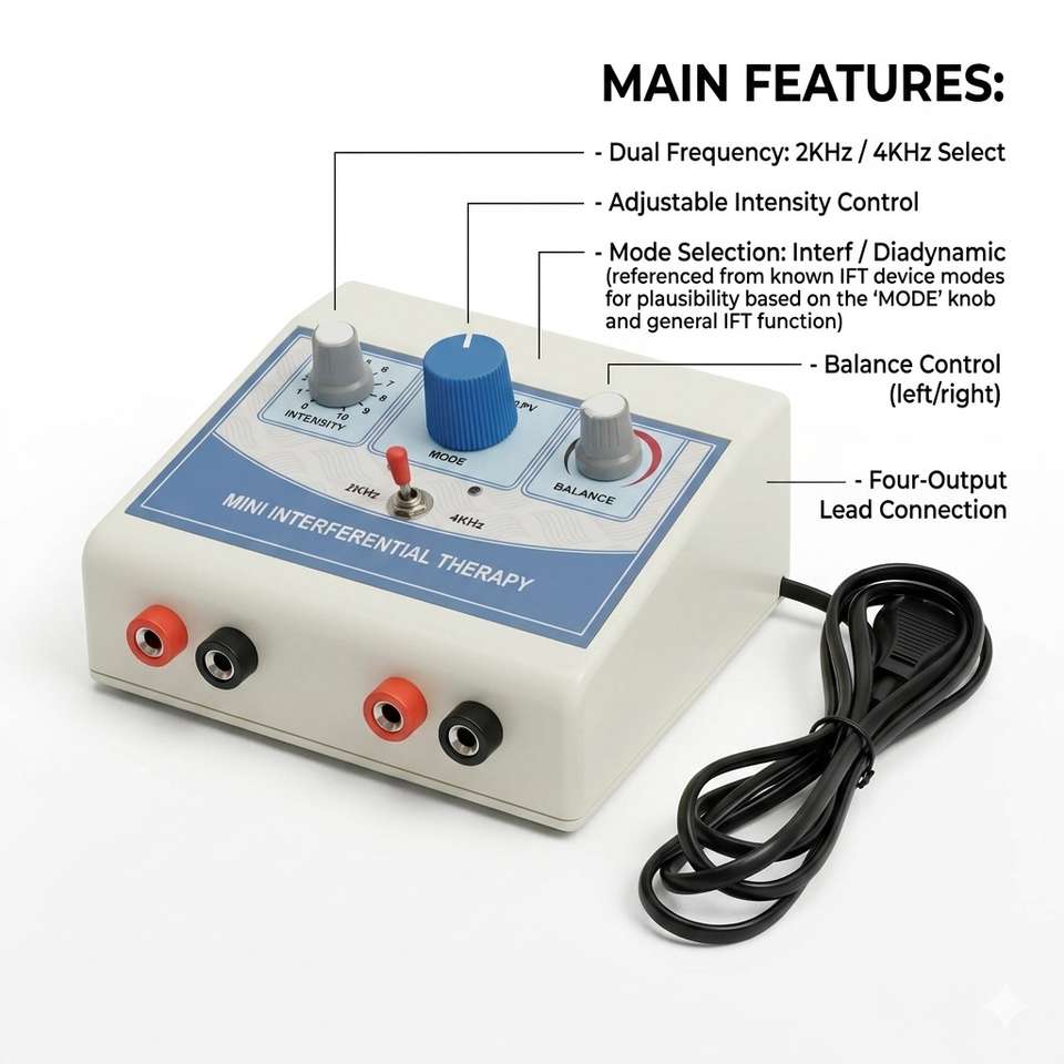 Rinansh Mini IFT Machine for Physiotherapy | Mini Interferential ...