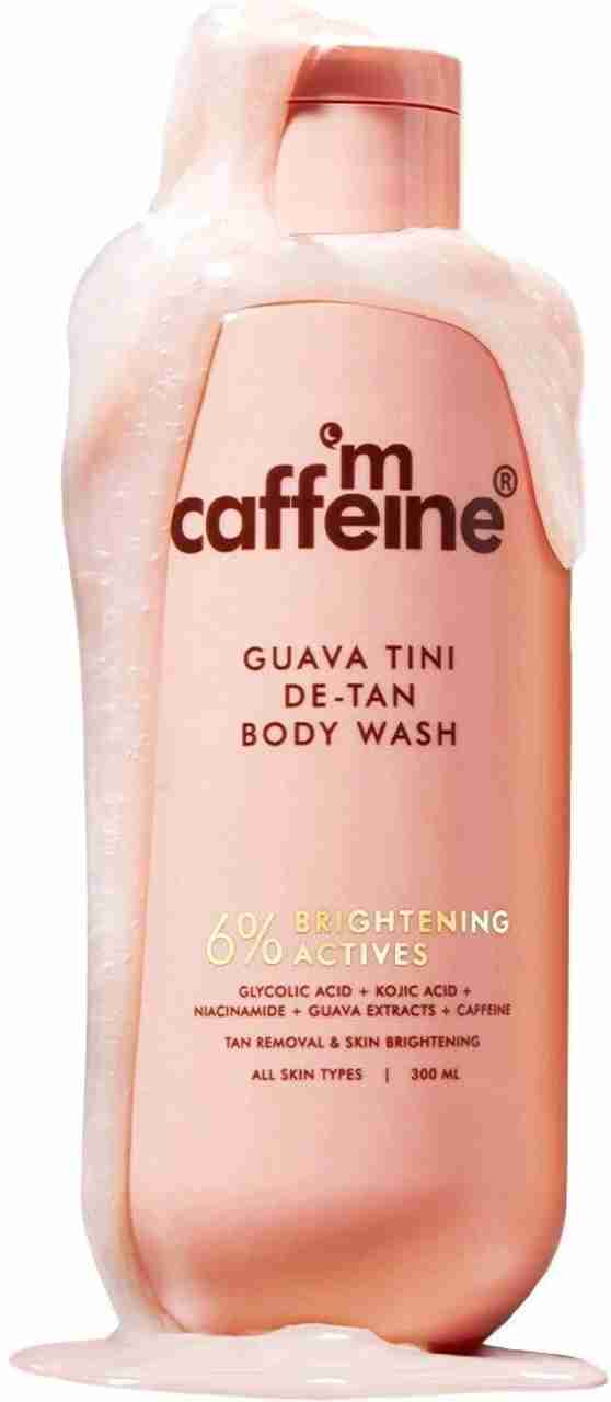 Washer Rinse mCaffeine 1% Glycolic 5% Niacinamide Kojic Body Wash: Buy mCaffeine 1% ...