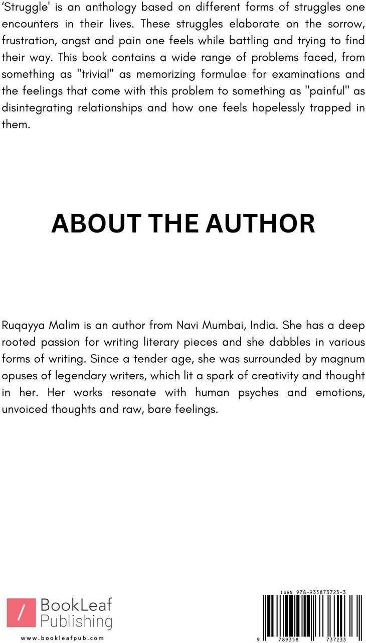 Struggle: Buy Struggle by Ruqayya Malim at Low Price in India ...