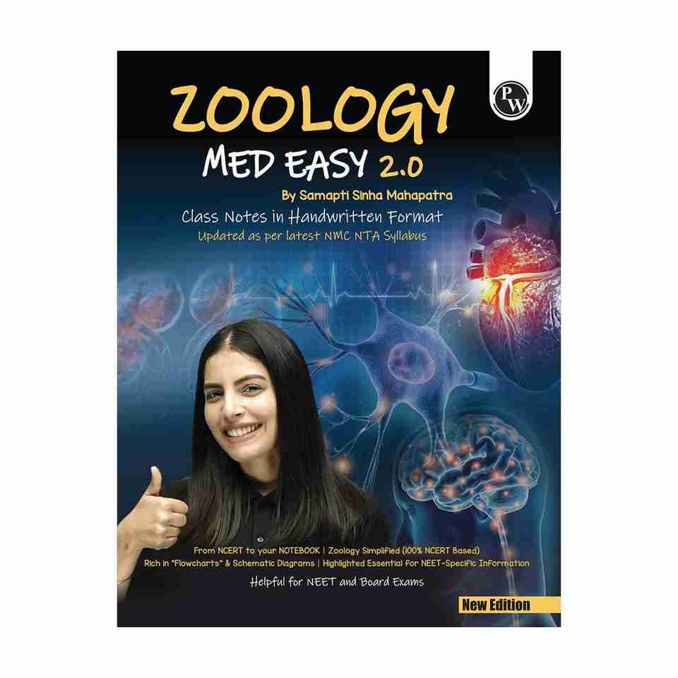 Pw Zoology Med Easy 2.0 for Neet and Board Exams 2025-26 | Flowcharts ...