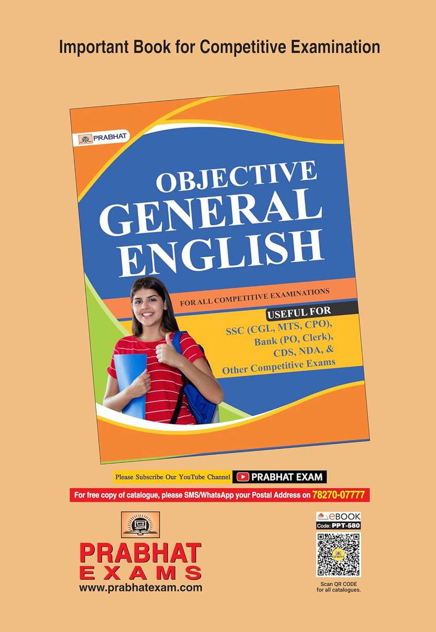 General English Book for all Competitive Exams [Banking, SSC, Defense ...