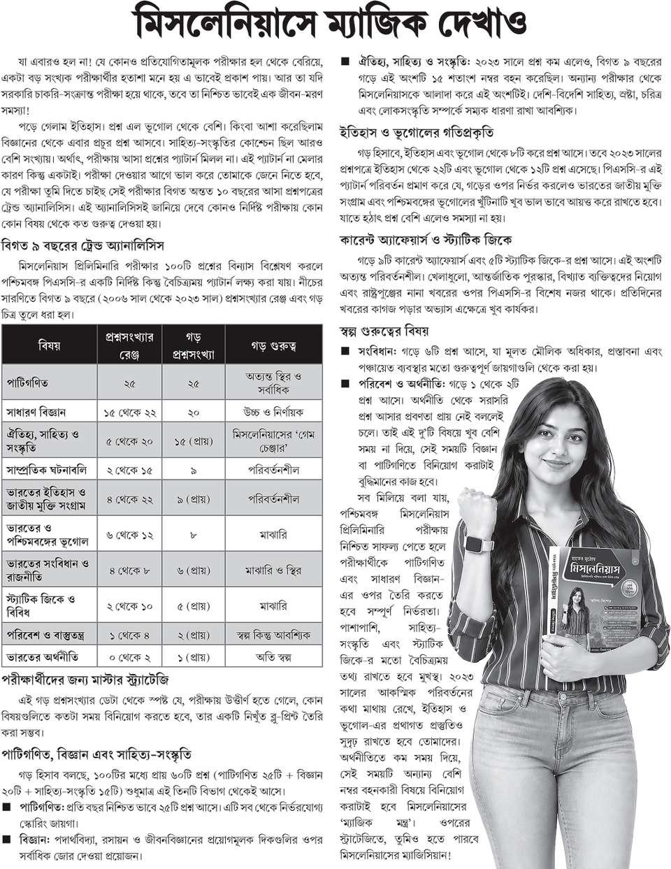 WBPSC Miscellaneous Preliminary Exam Guide Book 2026-2027 (in Bengali ...