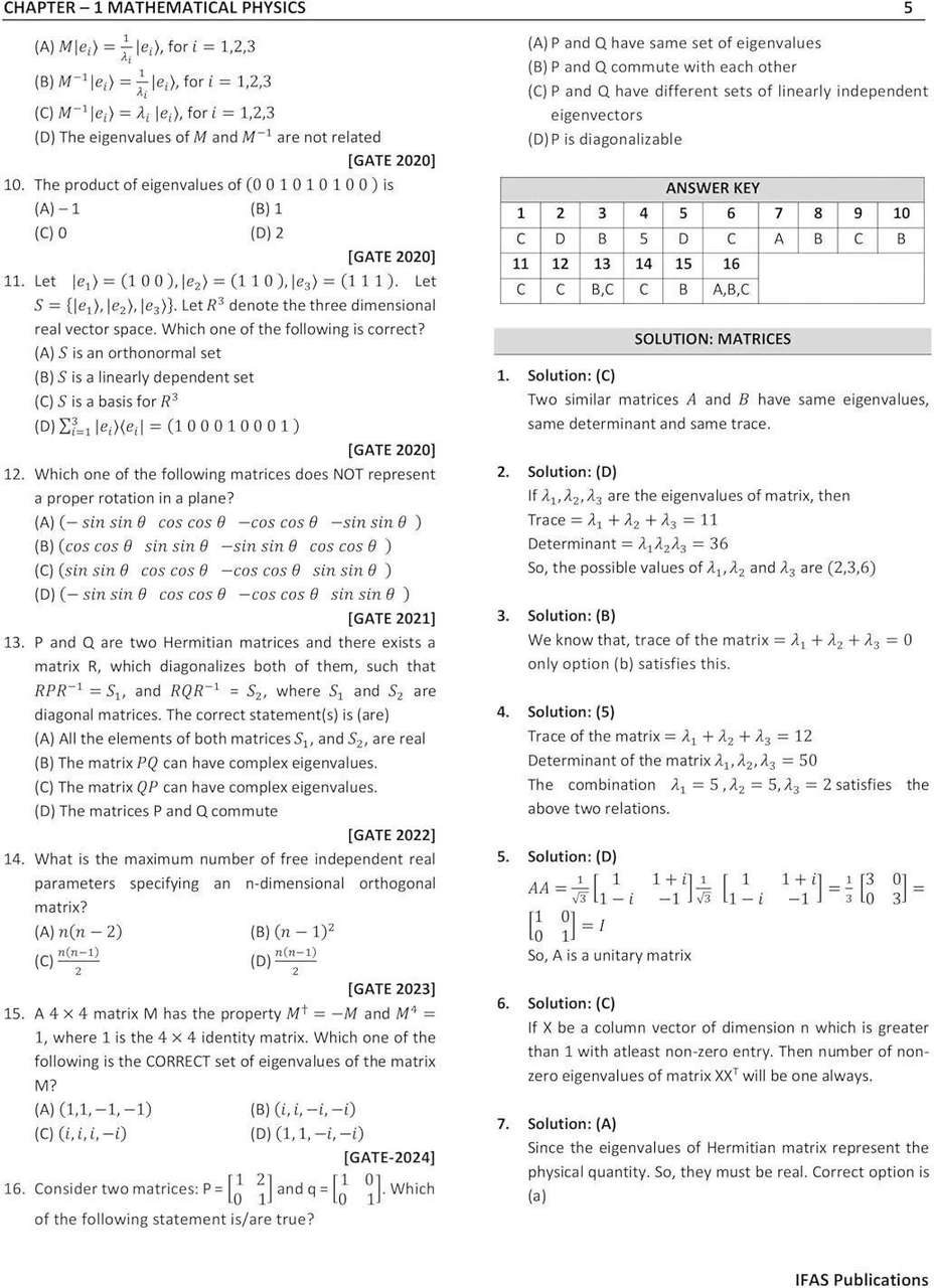 GATE Physics - 2026 | Chapterwise & Topicwise PYQ Solved Paper Book ...