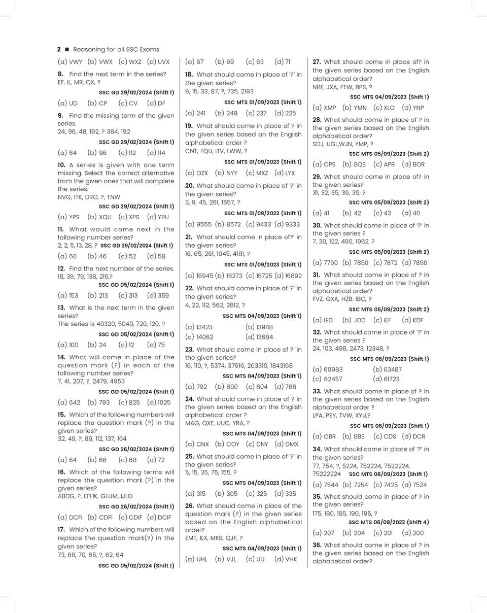 RankUp Reasoning for all SSC Examinations Book 2025 - 2026 (in English ...
