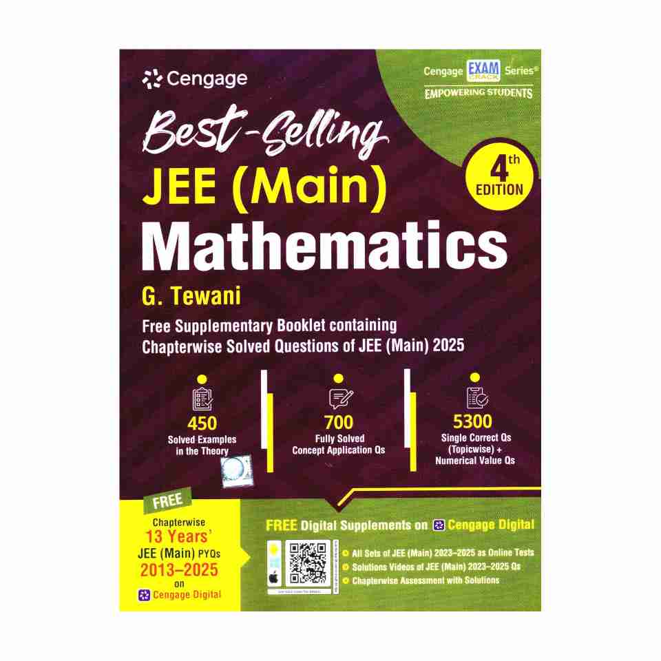 Mathmatecs Book JEE Main Mathematics: 2026: Buy JEE Main Mathematics: 2026 by G Tewani ...