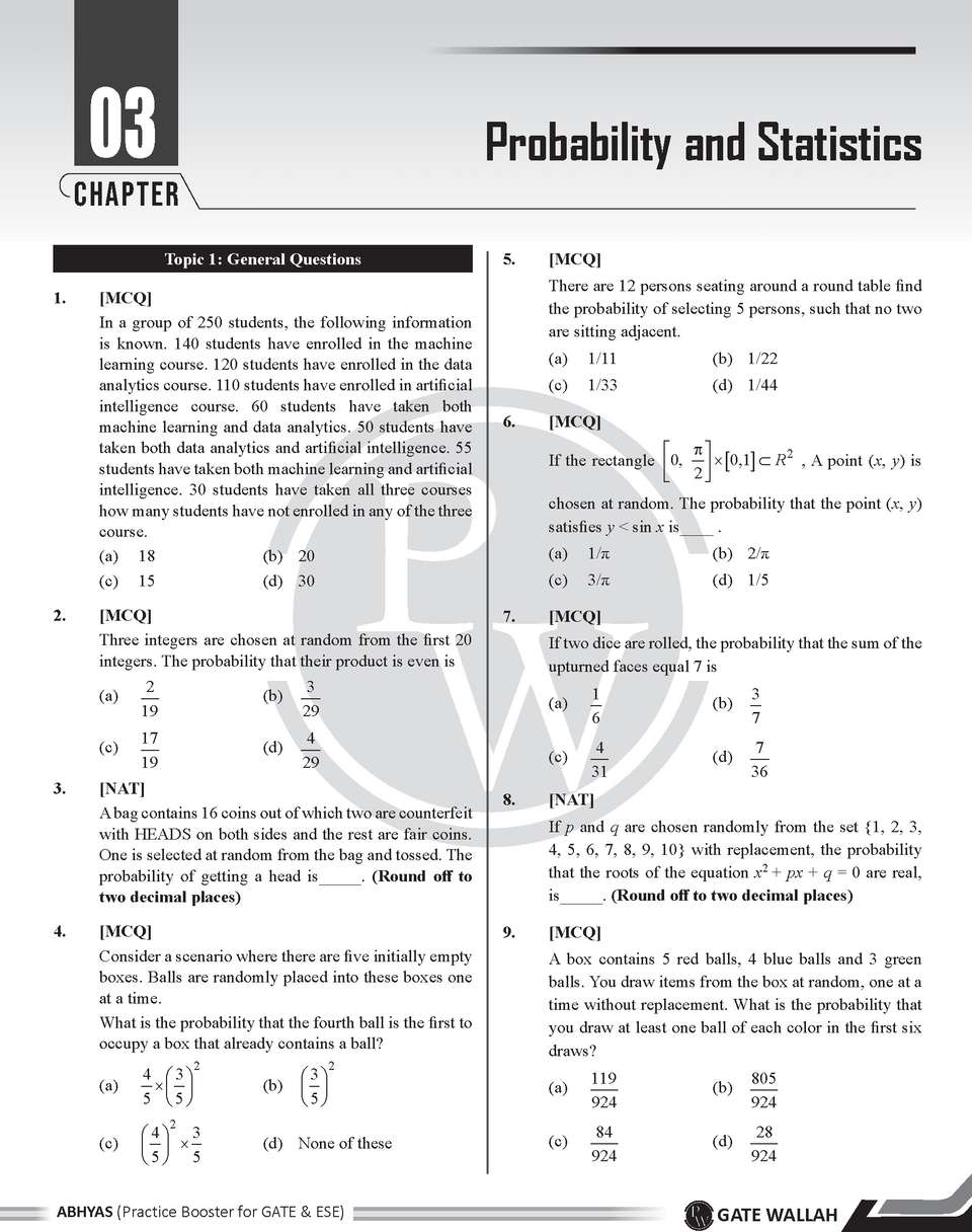 Gate Cs Math Question PW GATE Abhyas Practice Booster For CS & IT with Mathematics & General ...