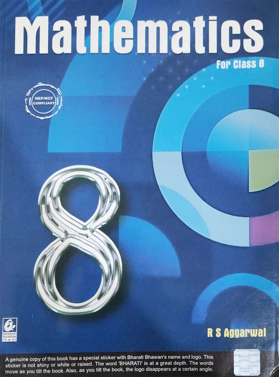 Mathematics for Class 8 by R S Aggarwal,, by R S Aggarwal,,, by R S ...