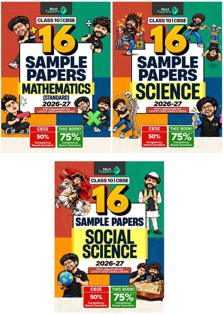 Next Toppers Combo of 3 Books- CBSE Sample Paper Class 10 Science ...