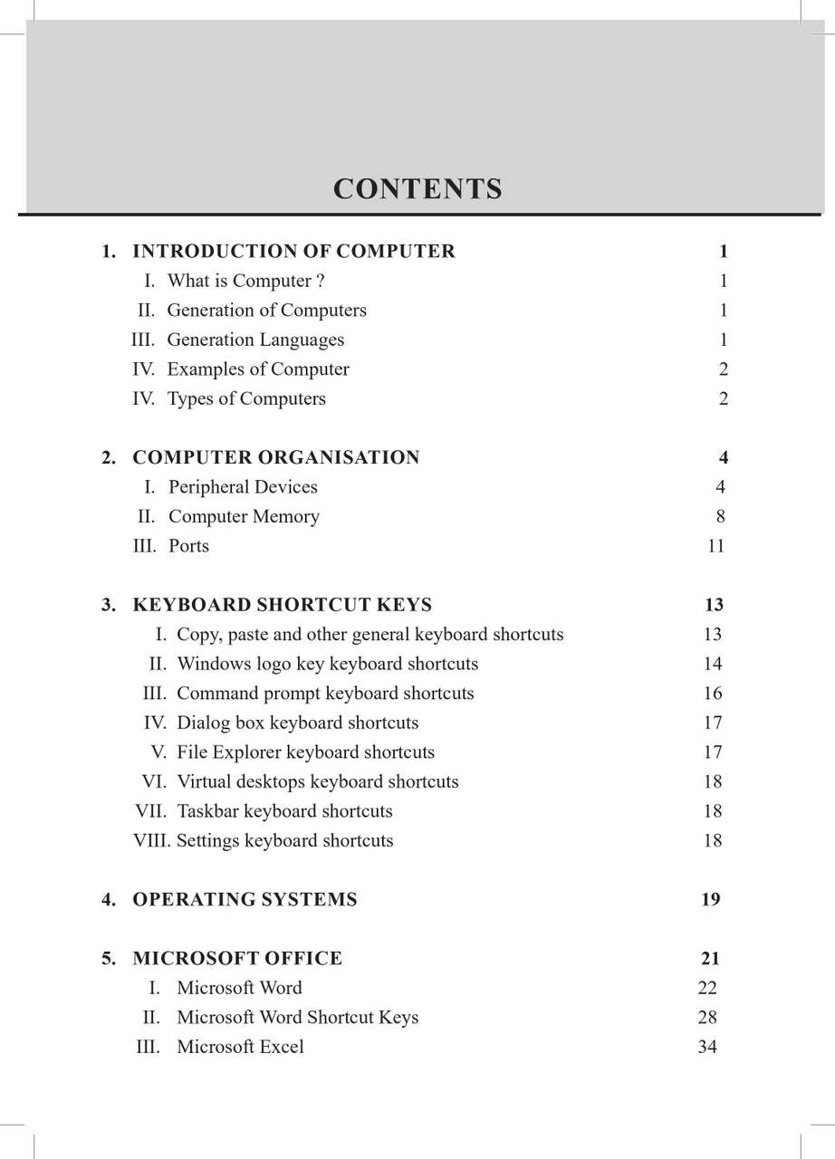 Computer Awareness Book 2025 - 2026 (2nd Latest Edition) for SSC CGL ...