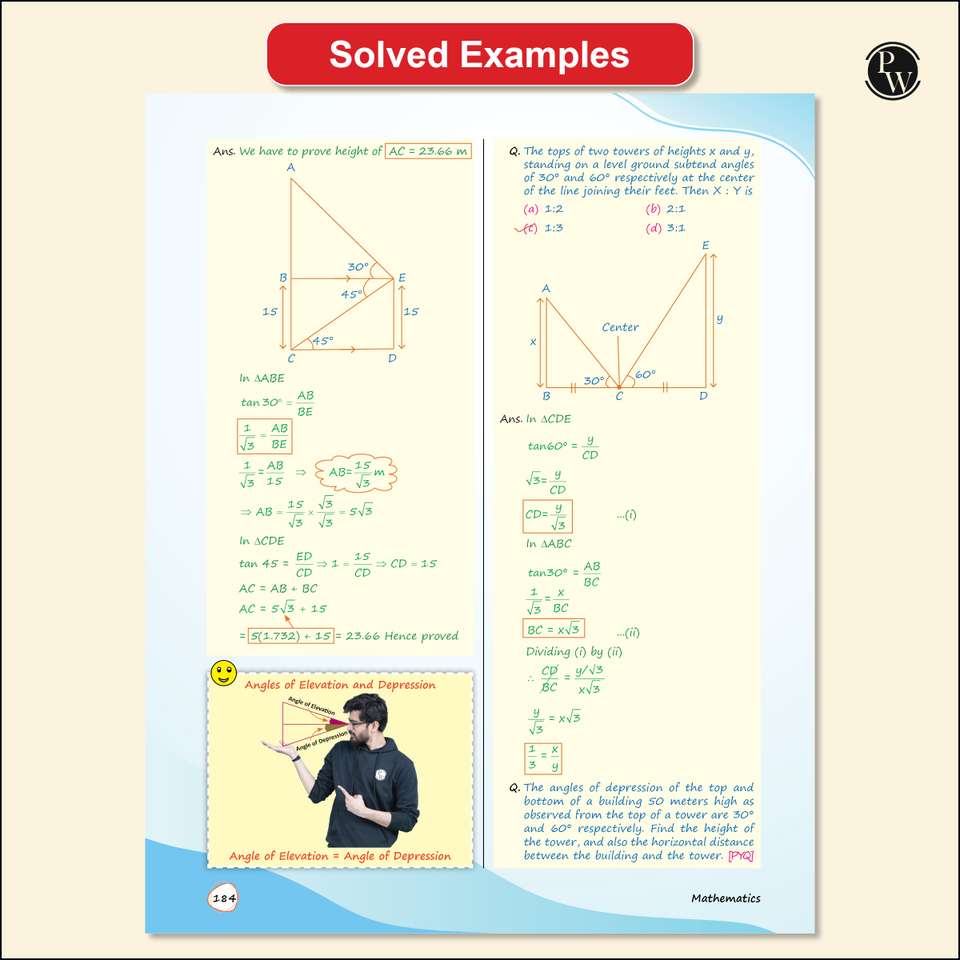 PW CBSE Class 10 Mathematics Made Easy Handwritten Notes with Question ...